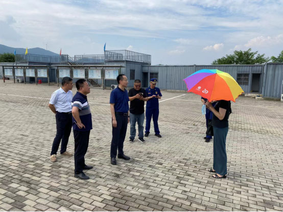 王伟程带队检查半汤温泉养生度假区端午节前假日旅游行业安全工作