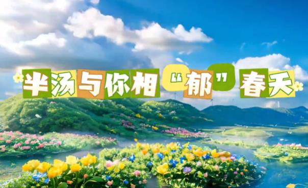 半汤→花海 用AI“触景生花”！| 春游江淮