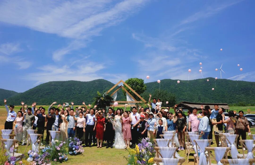 把婚礼搬进大自然！半汤草坪婚礼氛围感拉满